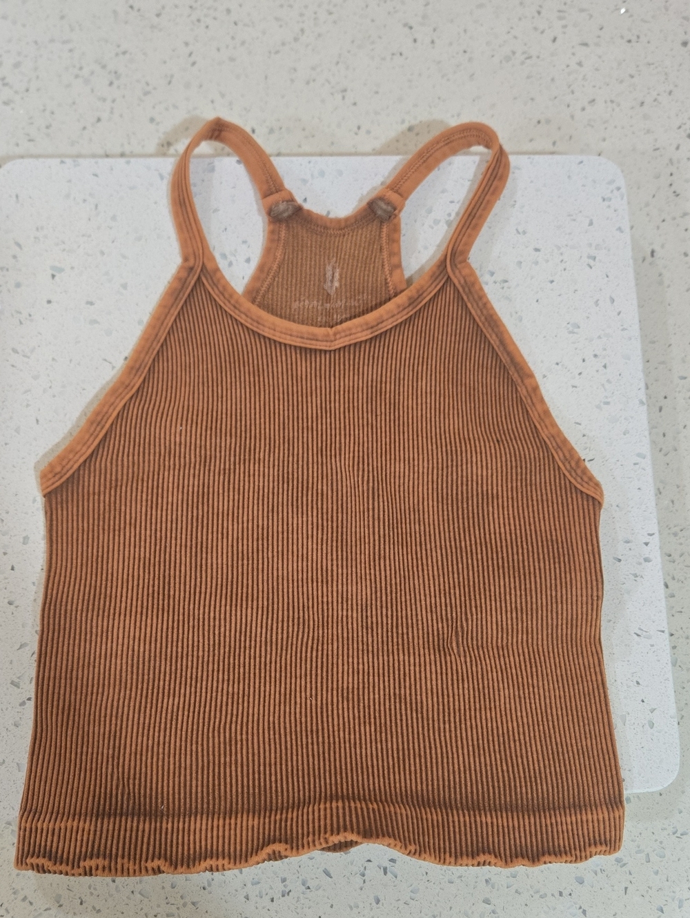 Pre-loved Free People Movement Happiness Runs Crop Top - Toasted Coconut XS/S